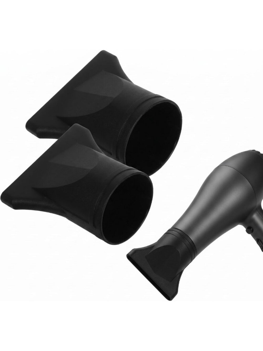 2Pcs Hair Dryer Nozzle Attachments - High Temp Resistant Concentrator Tips for